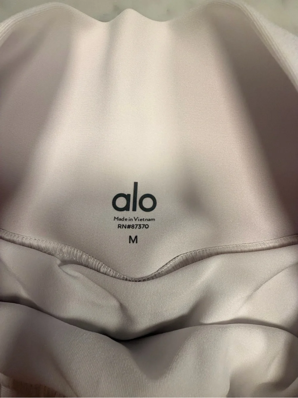 ALO Yoga white Pleated Skater Skirt